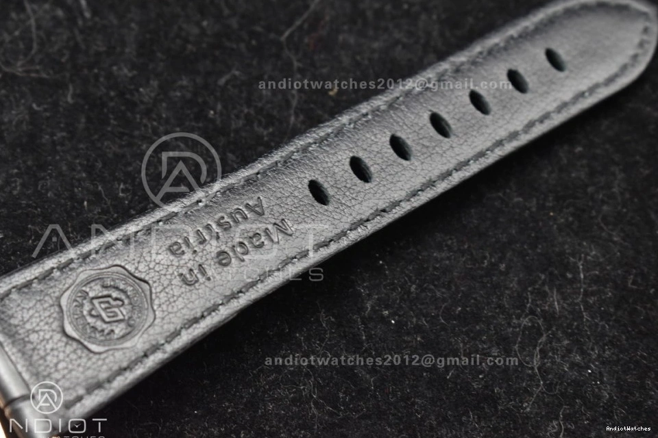 Dial P White Black OnTrend VSF 983 on Due 42mm Edition Strap Luminor PAM1336 Leather Best 0430
